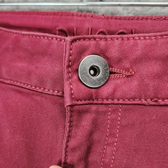 DL1961 Jeans Womens 32 Margaux Red Stretch Mid Rise Xtwill Skinny NWOT - Picture 3 of 16